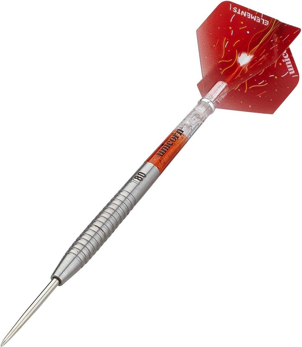 Unicorn Core XL Striker Dartpijlen - 21g - Zilver/Rood