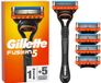 Gillette Fusion 5 - 1 porte-lames pour hommes + 5 lames de rasoir