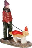 Luville 2026 Luville - Man met Sinthond Rood/Bruin/Groen/Geel/Paars/Wit Kunststof 7 cm