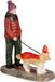 Luville 2026 Luville - Man met Sinthond Rood/Bruin/Groen/Geel/Paars/Wit Kunststof 7 cm