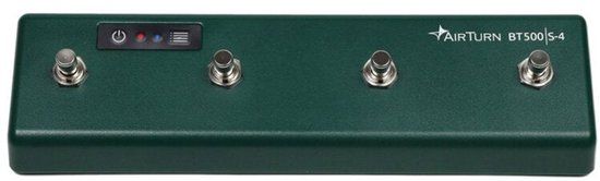AirTurn BT500S - 4 Voetschakelaar Bluetooth Controller - Zwart