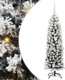 vidaXL Kunstkerstboom Groen 150 cm PVC en Staal en Kunststof