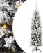 vidaXL Kunstkerstboom Groen 150 cm PVC en Staal en Kunststof
