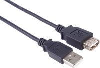 PremiumCord KUPAA05BK USB-kabel USB 2.0 0,5 m USB A Zwart