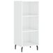 vidaXL Dressoir Hoogglans Wit 34,5x32,5x90 cm Houtvezel