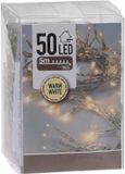 Merkloos Kerstverlichting - op batterij - warm wit - 50 LED lampjes - 5 meter