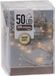Merkloos Kerstverlichting - op batterij - warm wit - 50 LED lampjes - 5 meter