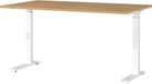 Germania bureau 7904-552, in Grandson-eiken-Nb./wit, me. hoogteinst., 140 x 91 x 80 cm (b x h x d)