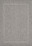 Tapis d'extérieur résistant aux intempéries, rectangulaire, 140x200 cm, couleur gris, idéal pour le camping, le jardin ou l'intérieur, uni