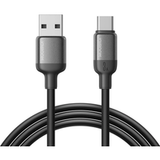 JOYROOM机乐堂 S-A62 Lively USB-A naar USB-C datakabel en oplaadkabel, 18W, 1,2m, Zwart