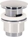 Plieger Afvoerplug Wastafel - Clickwaste Afvoerplug 5/4" - Clickclack - Met Overloop - Chroom