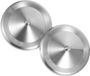 OEM Rvs Deksel Set - Mok deksels - Drinken zonder morsen - Luchtdichte afsluiting - 10.5X10.5CM - Zilver