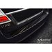 Zwart Avisa Zwart RVS Achterbumperprotector passend voor Volvo V70 Facelift 2013-2016 'Ribs'