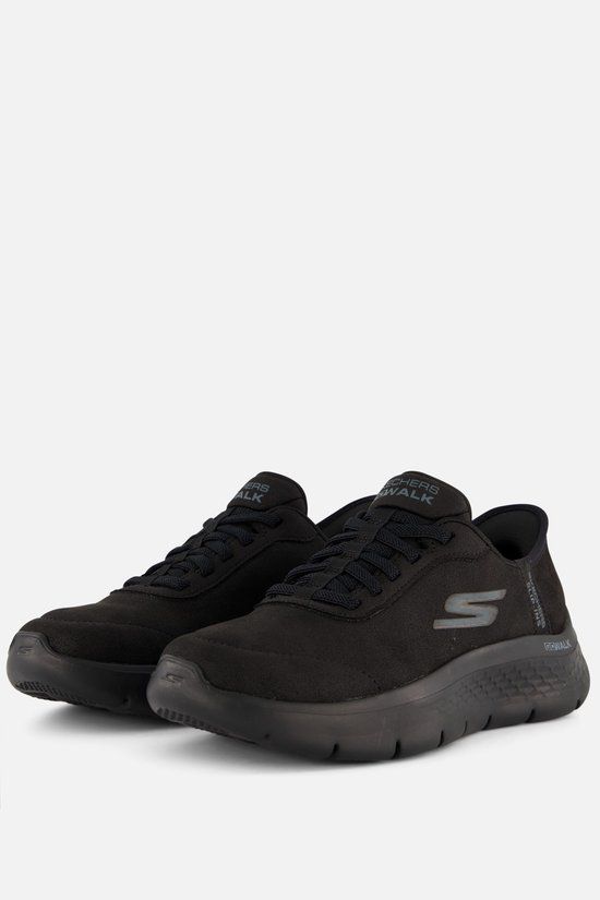Skechers Go Walk Flex - Mali Dames Instappers - Zwart - Maat 36