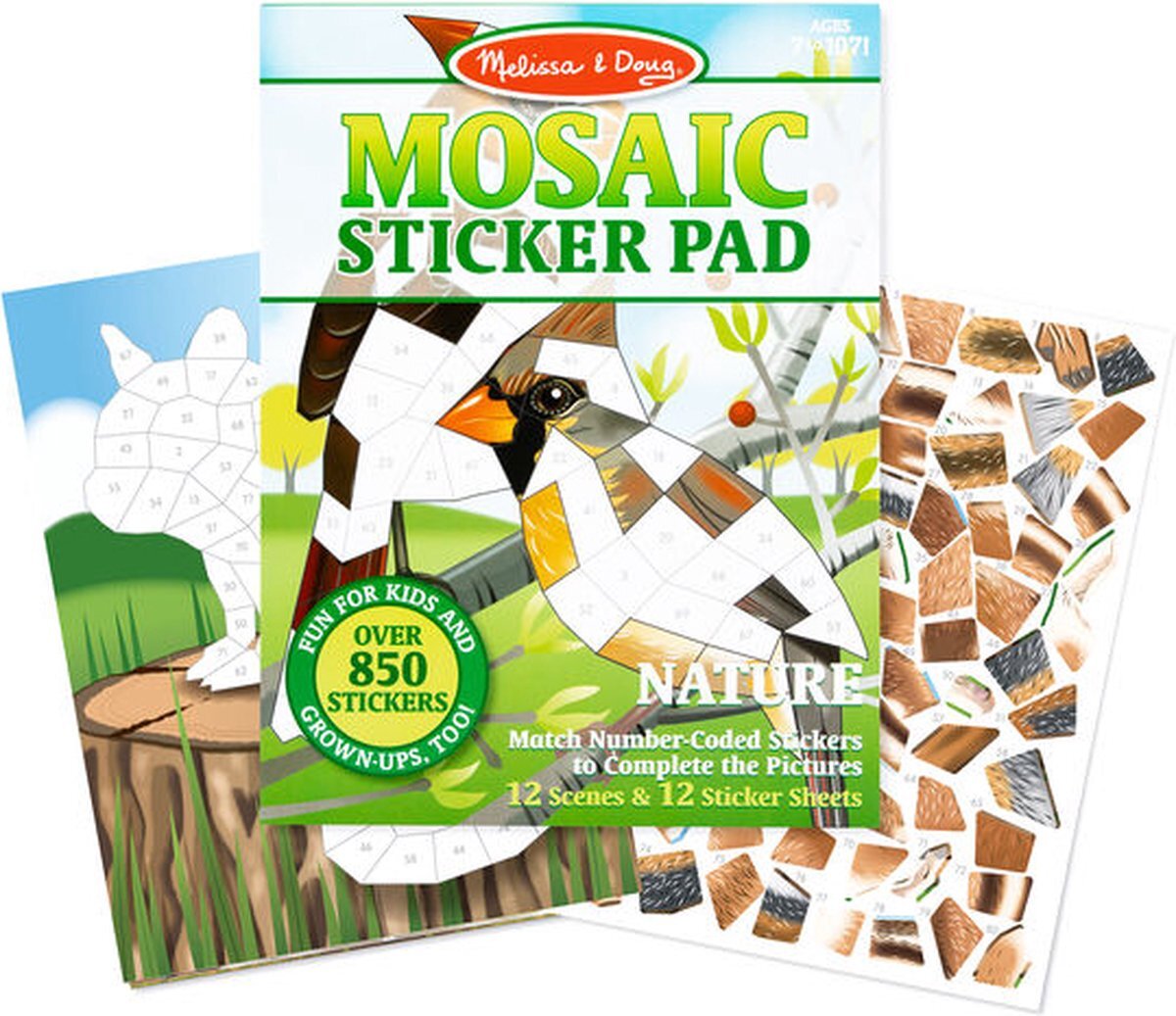 MELISSA & DOUG Mosaic Sticker Pad - Nature