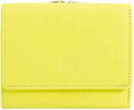 DuDu Corsica Portemonnee RFID-bescherming Leder 11 cm - Dames - Horizontaal - citrus yellow