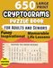 650 Large Print Cryptograms Puzzle Book for Adults and Seniors