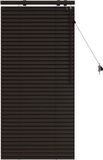 vidaXL Venetiaanse jaloezie Donkerbruin 65 x 130 cm 35 mm