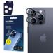 3MK Hardy Lens Protection Pro Cameralensbeschermer Apple iPhone 16 Pro Max, iPhone 16 Pro Zwart, Transparant