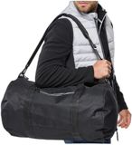 Black & Match Sac de voyage Week End Duffel Bag Textile Noir 30L