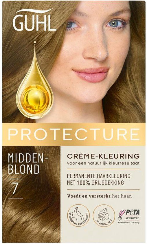Guhl Protecture Beschermende Cremekleuring 7 Middenblond