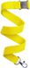 Merkloos / Sans marque Makito Western Europe (mkto) Keycord/lanyard koord - 10x - geel - met sleutelhanger - 50 cm
