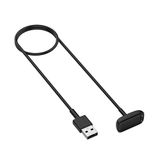 AKYGA AK-SW-45 USB-oplaadkabel compatibel met Fitbit Luxe/Charge 5 / Charge 6 1 m zwarte oplader