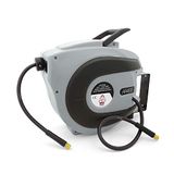 MAXTOOLS AR400 Professionele slanghaspel, met 3/8" flexibele slang van hybride polymeer, 20 m, voor lucht- en waterstroom tussen -5 °C en +60 °C tot 20 bar