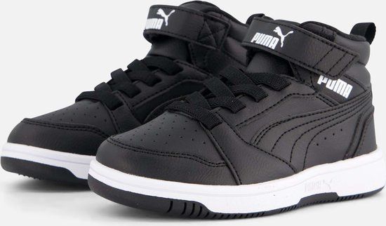 PUMA Rebound V6 Mid WTR AC+ PS Unisex Sneakers - Puma Black-Puma White - Maat 30