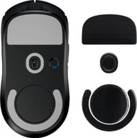 kwmobile muis voeten sticker geschikt voor Logitech G PRO X Superlight 2 / Superlight 2 SE - Computermuis glijder - Stickers in zwart