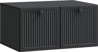 vidaXL Wandmontage TV-kast Zwart 59,5 x 41 x 30 cm Bewerkt hout
