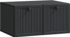 vidaXL Wandmontage TV-kast Zwart 59,5 x 41 x 30 cm Bewerkt hout