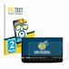 BROTECT - Screenprotector voor Kia Ceed 2022 Infotainment System 10.25" - Folie Beschermfolie transparant 2 Stuks