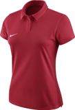 Nike Academy 18 SS Polo Sportpolo Dames Rood/Wit Maat M