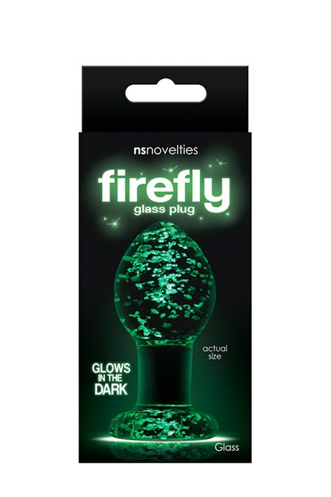 NS Novelties Firefly Medium glazen anaalplug