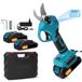 StarTech Accuboormachine met scherpe - Elektrische heggenschaar - 18 V - LCD-display - Slijpsteen - 2 accu's - Geschikt voor het snoeien in de tuin