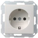 GIRA 018827 Wandcontactdoos met randaarde Inzetstuk System 55, Standaard 55, E2, Event, Event Clear, Event Opaque, Esprit, ClassiX Zuiver wit, Mat