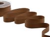 Furlanis - Decoratielint groot grain, caneté, Italiaanse stof - bruin, 20 mm x 20 m