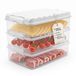 BigDean opbergboxen pour charcuterie, 3 pièces de 2,5 litre avec couvercle, 6 pièces | Fabriqué en Allemagne. Organiseur de réfrigérateur, boîtes empilables pour saucisses, boîtes à fromage, boîtes pour charcuterie
