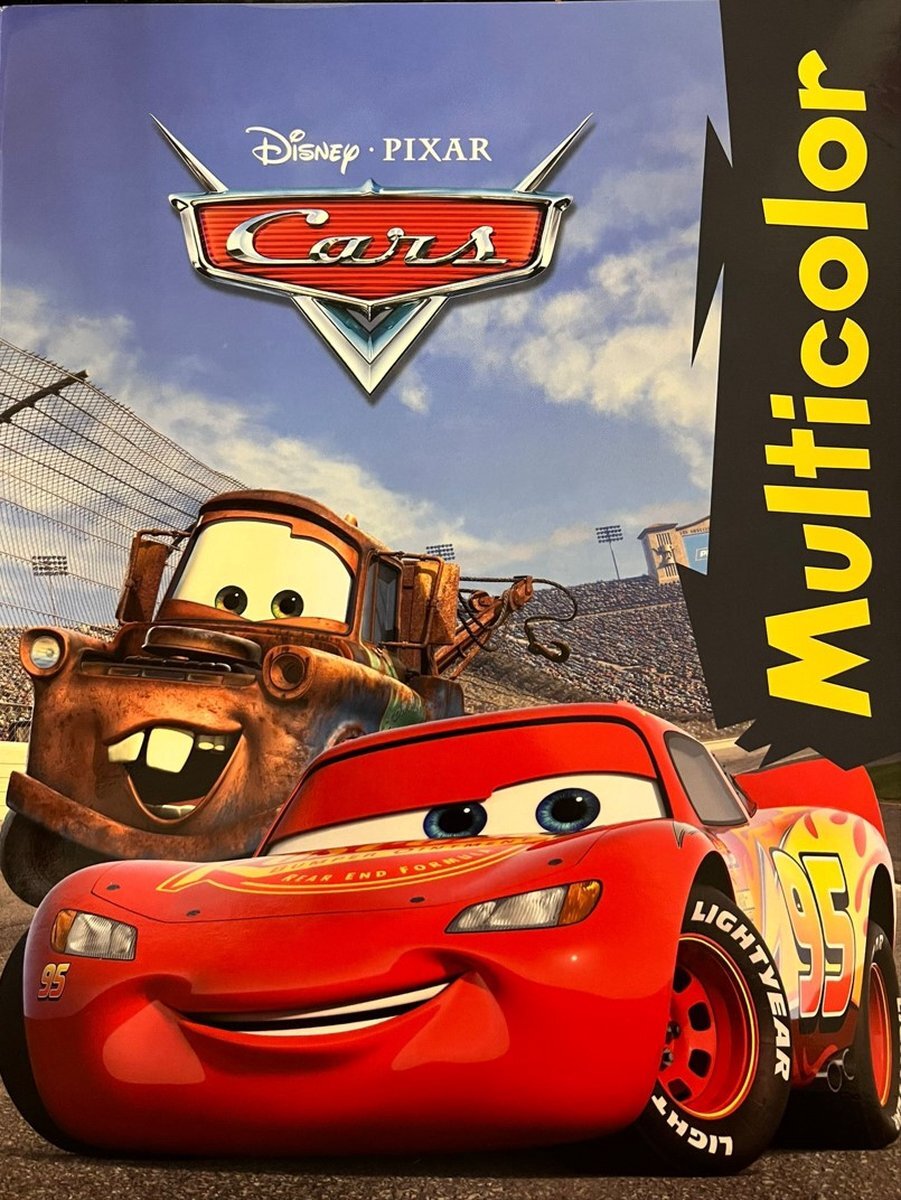 Disney Pixar Cars Kleurboek Cars met voorbeelden in kleur