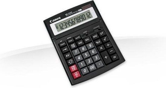 Canon WS-1210T Desktop Rekenmachine met display Zwart