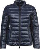Armani Exchange Dames Padded Side Logo Patch Verstelbare Collar Jacket, Navy, XL