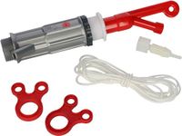 Kerbl Hobbyfarming Vervangend ventiel met ophanging (voor automatische drinkbak voor gevogelte, accessoires, voor gevogelte, ventiel, kleur rood/grijs) 70173