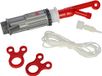 Kerbl Hobbyfarming Vervangend ventiel met ophanging (voor automatische drinkbak voor gevogelte, accessoires, voor gevogelte, ventiel, kleur rood/grijs) 70173