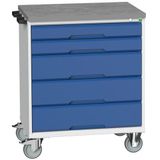 Bott Gereedschapswagen Verso linoleum bovenkant met laden 800x550x980mm