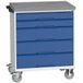 Bott Gereedschapswagen Verso linoleum bovenkant met laden 800x550x980mm