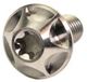 Silca Sicuro Titanium Bidonhouder Schroeven 4 Eenheden Zilver
