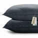 RESTILO FLHF SA Set van 2 decoratieve kussenslopen 45x45 cm, donkergrijs