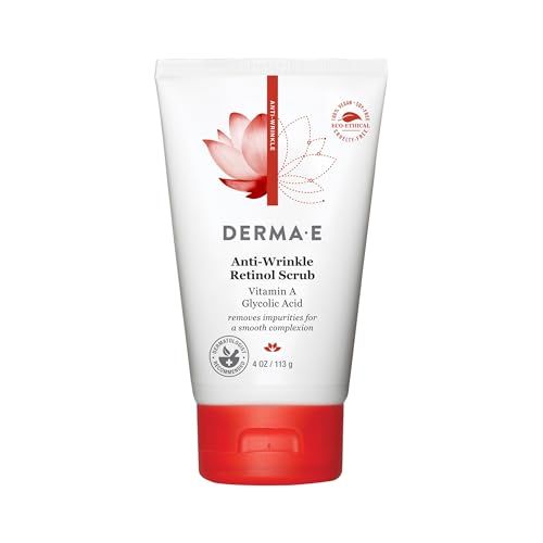 DERMA E Vitamin A Glycolic Facial Scrub 113g