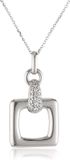 Orphelia Hanger + Ketting Carree Zirconium ZH-4492